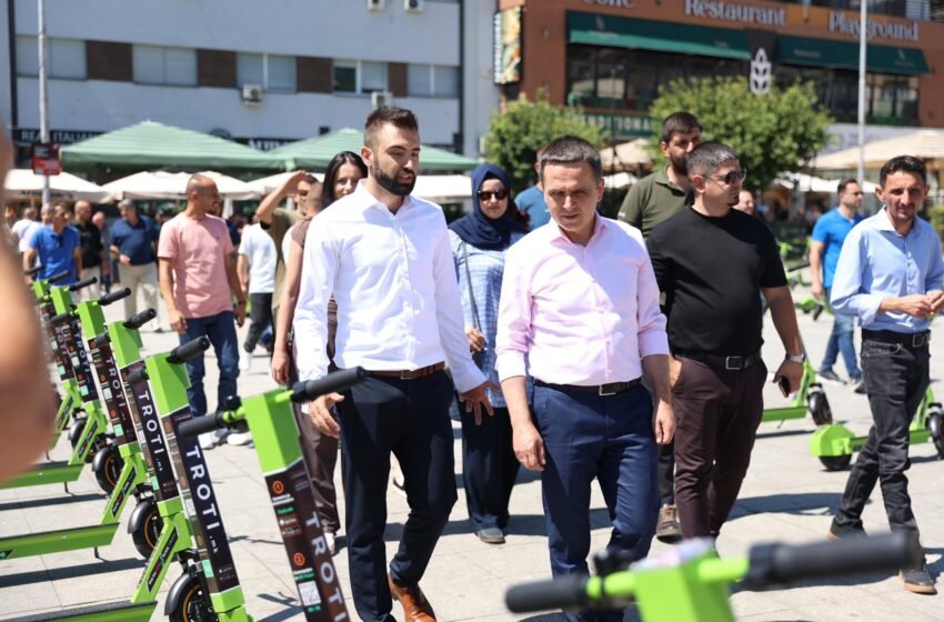  Trotinetë elektrikë në Tetovë