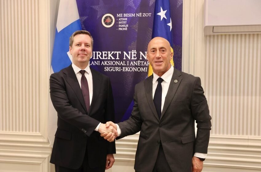 Haradinaj kërkon mbështetjen e Finlandës për anëtarësimin e Kosovës në NATO