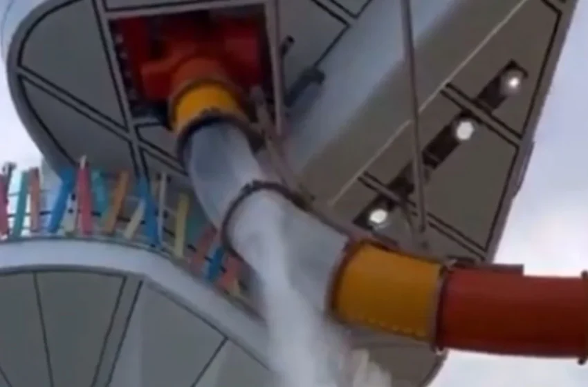  Thyhet rrëshqitësja në anijen më të madhe turistike në botë/ Një i lënduar, momenti kur pasagjerët ulërasin të tmerruar