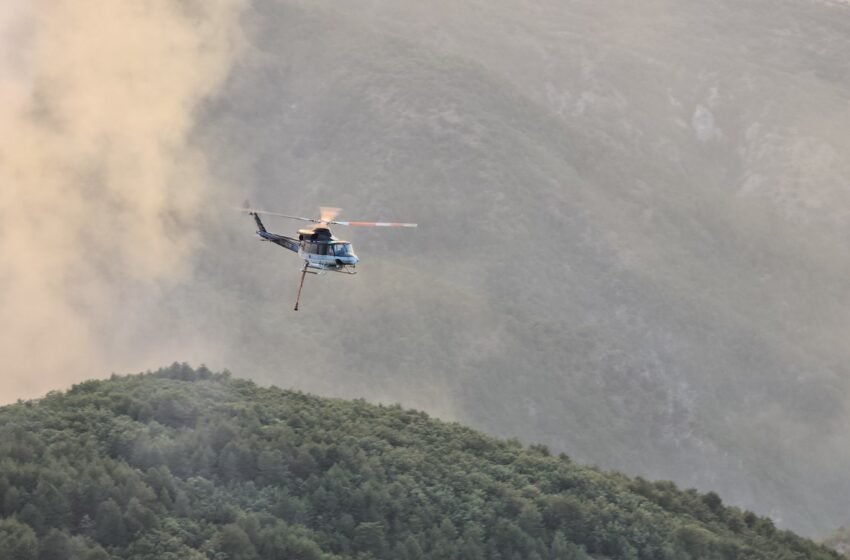  Поради пожар во НП Јасен патот Македонски брод Скопје затворен за секаков вид возила