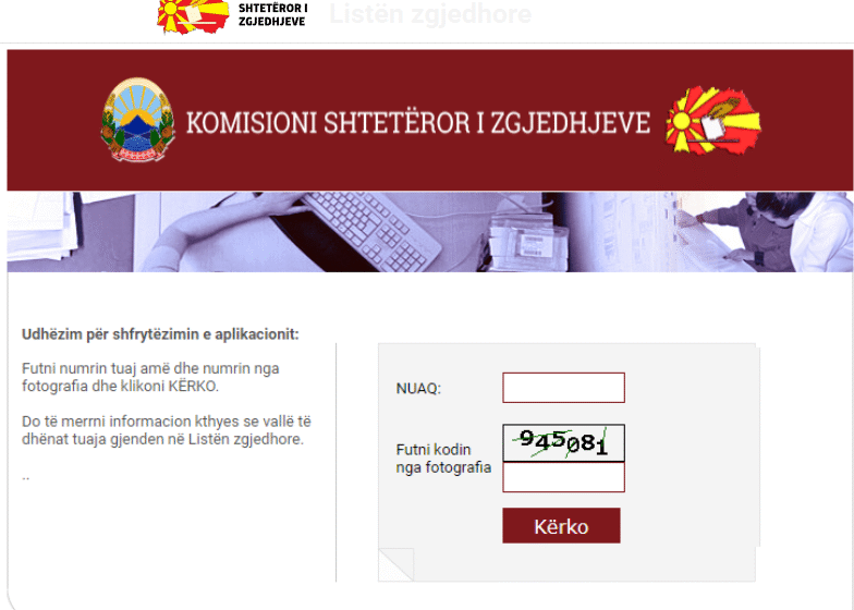  Mbi 1700 persona kanë shikuar nëse janë në listën zgjedhore