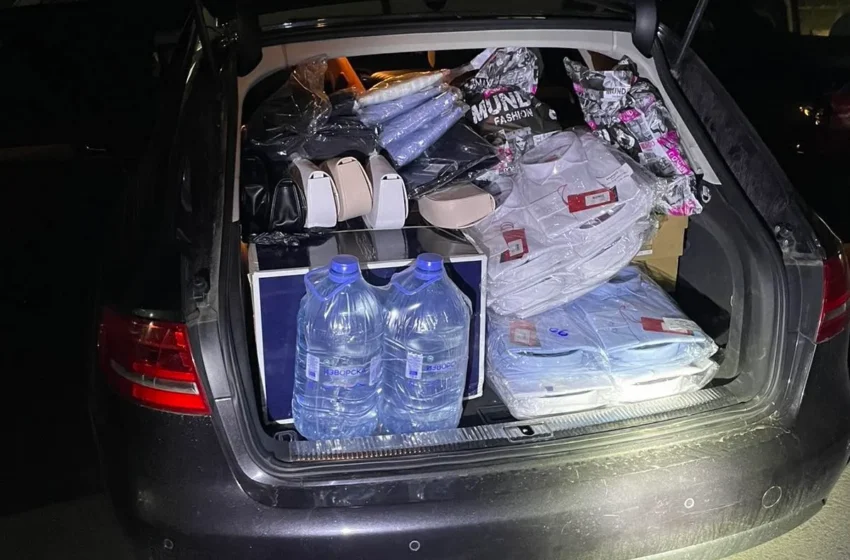  RMV, policia sekuestroi sasi të madhe mallrash pa dokumentacion dhe arrestoi një person