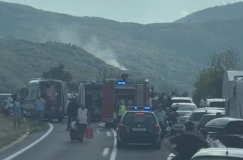  Aksident i rëndë trafiku në rrugën Mavrovë – Gostivar, pesë të lënduar