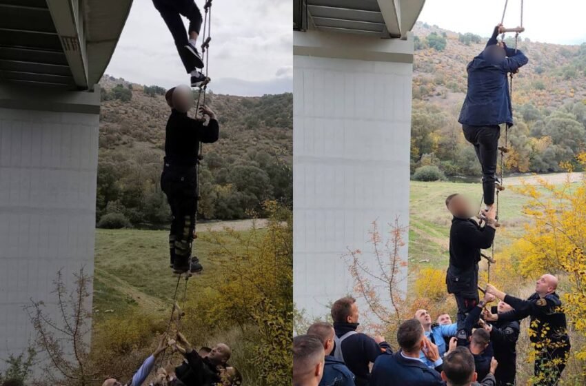  Policia dhe zjarrfikësit shpëtojnë një person nga vetëvrasja në Kumanovë