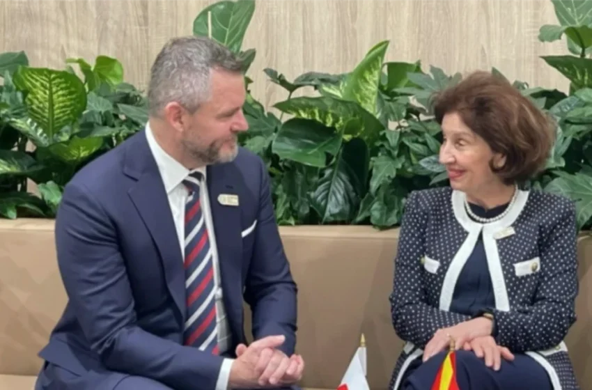  Presidenti sllovak Pellegrini sot vizitë zyrtare në Maqedoni, do të takohet me krerët shtetëror