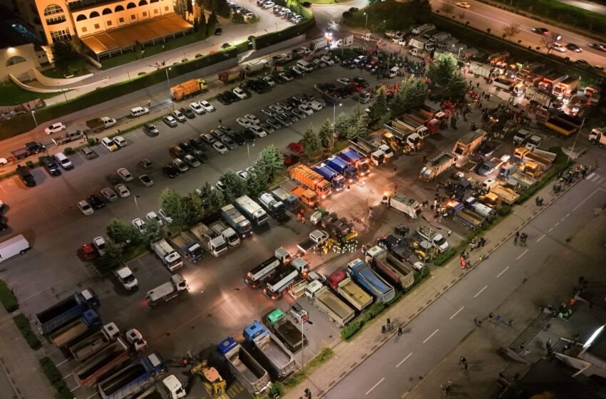  Gjeorgjievski mban premtimin,  fillon pastrimin gjeneral të Shkupit