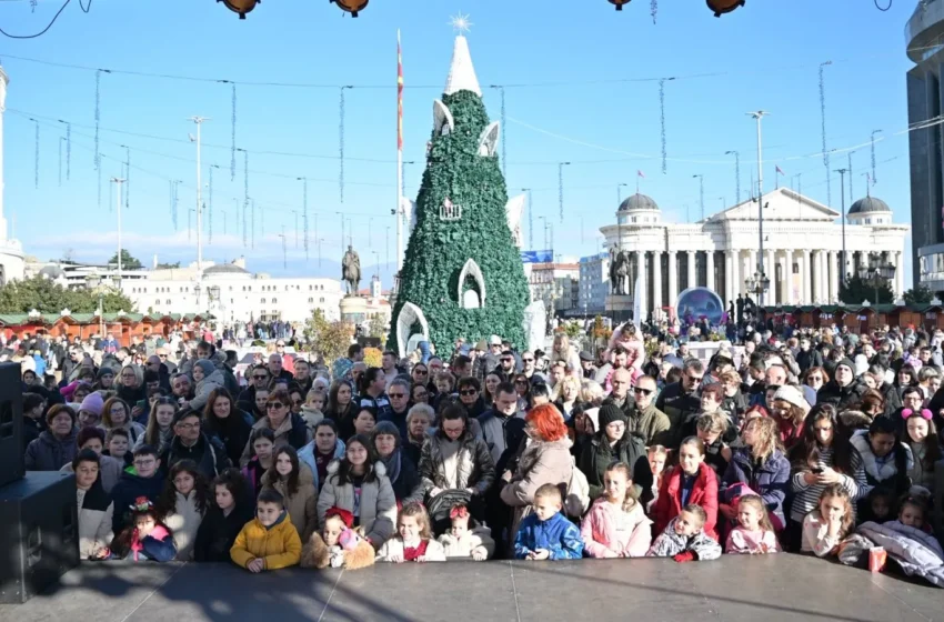  Festa e Vitit të Ri do të bëhet në sheshin Maqedonia në Shkup, mungojnë serish artistët e njohur shqiptarë