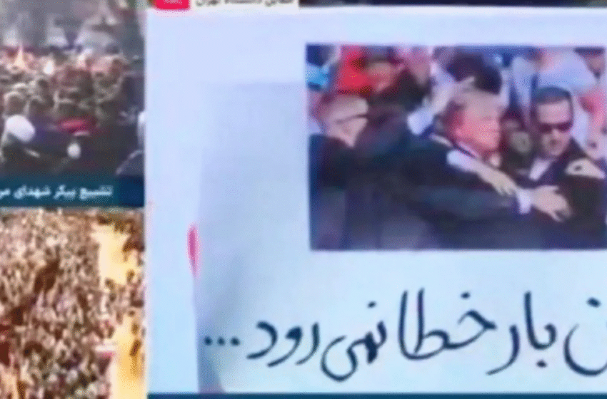  Televizioni iranian sulmon Trump, publikon pamjet kur presidenti u plagos në fushatë me mbishkrimin ‘Këtë herë plumbi do godasë shënjestrën’