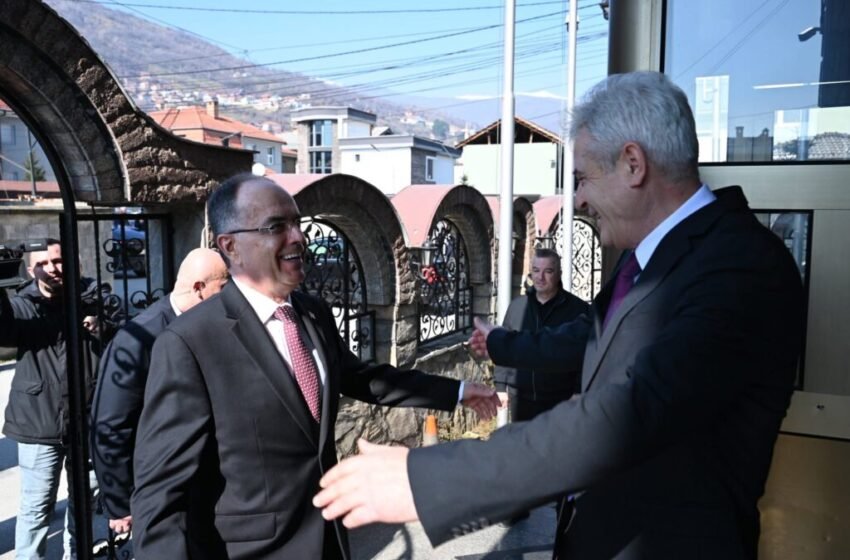  Ahmeti pret Presidentin Begaj në selinë e BDI-së: Marrëveshja e Ohrit është vijë e kuqe