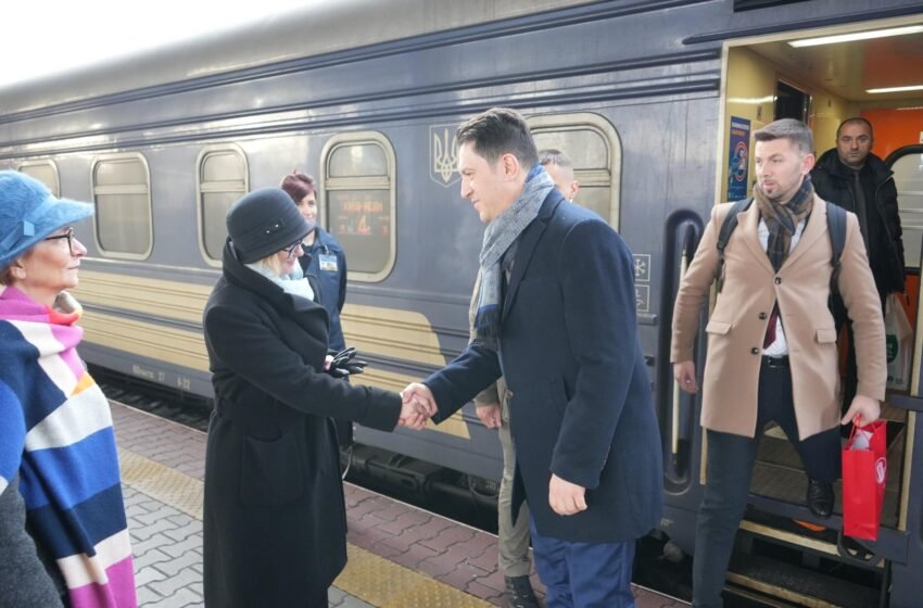  Bekim Sali nis vizitën zyrtare në Ukrainë