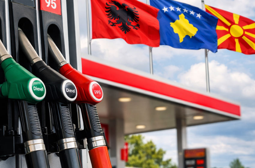  Nafta “fluturon” në Shqipëri: deri 1.95 € për litër – sa kushton në RMV dhe Kosovë(GRAFIKË)