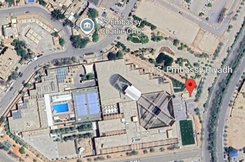  (VIDEO) Zjarr në ambasadën amerikane në Riad pas goditjes me dronë