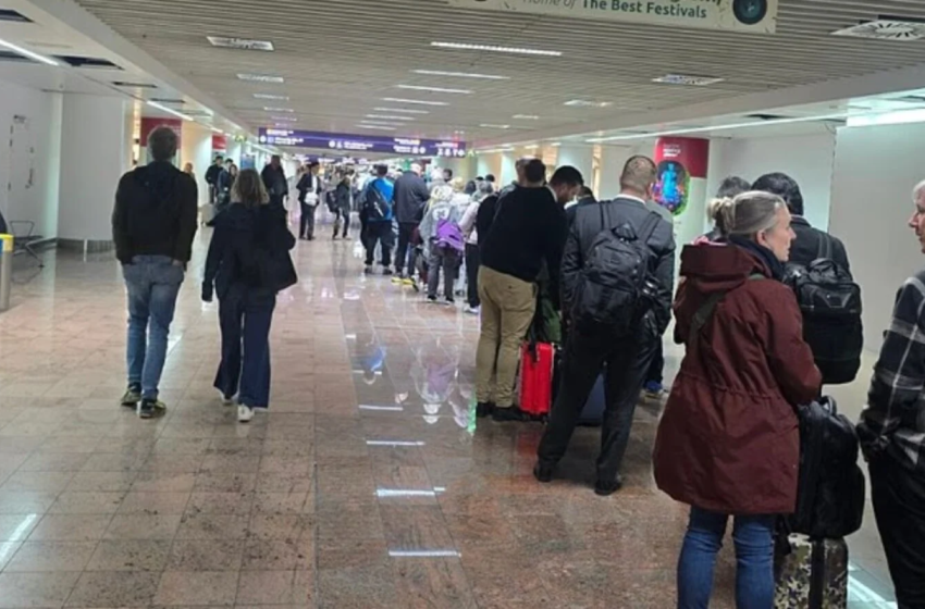  Kaos në aeroportet evropiane nga sistemi i ri kufitar, radhë të gjata dhe vonesa për mijëra udhëtarë